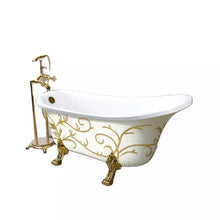 Load image into Gallery viewer, high quality free-standing acrylic painting bathtub classic