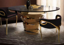 Load image into Gallery viewer, Dining Room Furniture Luxury Velvet Chair Frame Upholstery Chair with Stainless Steel