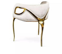 Load image into Gallery viewer, Dining Room Furniture Luxury Velvet Chair Frame Upholstery Chair with Stainless Steel