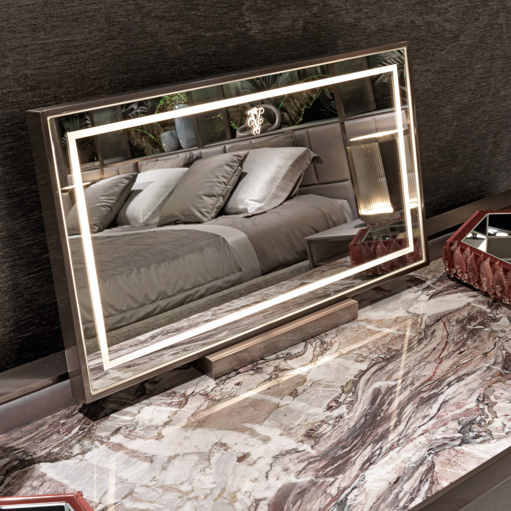 3 drawers dresser set fabric mirrored makeups table vanity dressers