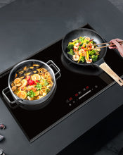 Cargar imagen en el visor de la galería, 2 Stove Burner Induction Built-in Desktop Double Induction Cooker Portable Stove Cooktop