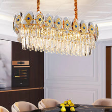 Lade das Bild in den Galerie-Viewer, Light Luxury Chandelier Post-Modern Crystal Lamp Nordic Minimalist Living Room Lamp Dining Room Chandelier Bedroom Lamp
