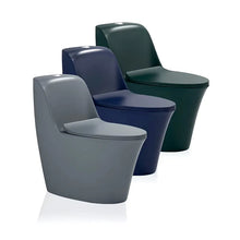 Load image into Gallery viewer, Luxury Sanitary Ware Floor Mounted Rimless Porcelain Nano Glaze One Piece Shower Toilet