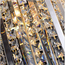 Load image into Gallery viewer, Multi-tier staircase chandelier
Designer staircase chandelier
Custom staircase chandelier
Hanging staircase chandelier
Chandelier for staircase void