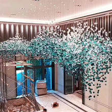 Load image into Gallery viewer, High ceiling staircase chandelier
Spiral staircase chandelier
Contemporary staircase chandelier
Large staircase chandelier
Glass staircase chandelier