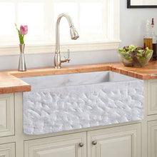 Cargar imagen en el visor de la galería, White Color Apron Sink Stone Kitchen Washing Sink Kitchen Washing Basin