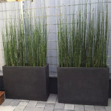 Load image into Gallery viewer, Nordic Fiberglass Flower Pots Large Outdoor Balcony Rectangular Flower Planters Shopping Mall Set Flower Boxes