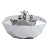 Cargar imagen en el visor de la galería, Luxury Polished Italy Design Electroplating Gold and Silver crushed Diamond Coffee table