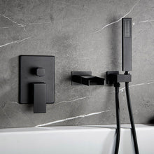 Cargar imagen en el visor de la galería, Faucet Wall Mounted Waterfall Bathtub Faucet with Handle Shower set