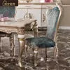 Load image into Gallery viewer, French Luxury Hand Carved Dining Table Chair Set Royal Dinning Room Furniture Sets