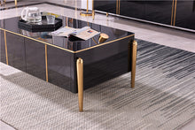 Load image into Gallery viewer, Living Room Furniture Coffee Table Tv Cabinet Only Stainless Steel Legs and Wooded Cabinet