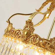 Lade das Bild in den Galerie-Viewer, French Luxury Dining Room Bedroom Decoration Modern Brass Led Crystal Chandelier Pendant Light
