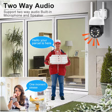 Load image into Gallery viewer, IP66 Waterproof Rotating 3Mp Wireless PTZ Camera System Video Surveillance 8 Channel LCD Wifi 12Inch NVR Kit