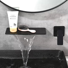 Cargar imagen en el visor de la galería, Waterfall Brass Basin Faucet For Bathroom Wide Faucet Cold And Hot Mixer Taps
