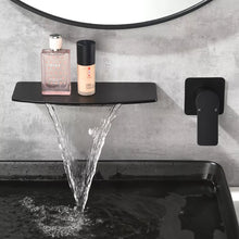 Cargar imagen en el visor de la galería, Waterfall Brass Basin Faucet For Bathroom Wide Faucet Cold And Hot Mixer Taps