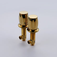 Charger l'image dans la galerie, Modern Deck Mount Three Holes Brass Gold Waterfall Bathroom Basin Faucet