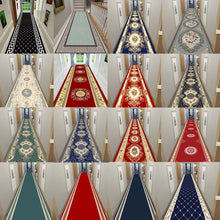 Load image into Gallery viewer, Hotel restaurant anti-skid and dirt rug Easy to handle black Commercial advertising custom runner rugs