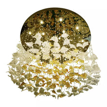 Load image into Gallery viewer, Customized Handmade Artistic Glass Hanging Pendant Ceiling Lamp For Hotel Lobby Wedding Decor Chandeliers