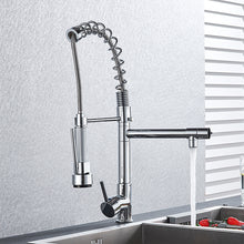 Load image into Gallery viewer, Pull down kitchen faucet
Pull out kitchen faucet
Single handle kitchen faucet
Double handle kitchen faucet
Commercial style kitchen faucet
Touchless kitchen faucet
Wall mount kitchen faucet
Deck mount kitchen faucet
Stainless steel kitchen faucet
Black kitchen faucet
Brass kitchen faucet
Matte black kitchen faucet