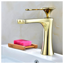 Load image into Gallery viewer, Gold Faucet for Basin Bathroom Accessories