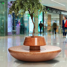 Load image into Gallery viewer, P846 Fiberglass Flower Tree planter chair customized modern furniture plastic garden chairs for outdoor