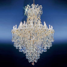 Загрузить изображение в средство просмотра галереи, staircase living room gold crystal k9 chandelier lighting