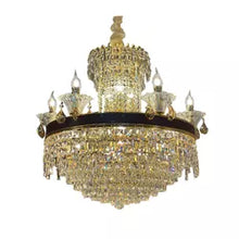 Load image into Gallery viewer, Good Quality Iron K9 Crystal Chandelier Pendant Light For Hotel