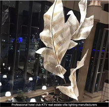 Load image into Gallery viewer, Luxury More Modern chandeliers Leaf shaped crystal chandeliers Crystal hanging lights