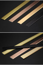 Load image into Gallery viewer, 304 Stainless steel Metal Trimmer Border Flat waterproof and Moisture proof Trim for Wall Accent