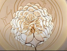 Load image into Gallery viewer, Copper parchment chandelier customize ceiling luxury large hotel chandelier for high ceilings