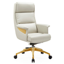 Load image into Gallery viewer, Light Luxury Upscale Stainless Steel Computer Chair Swivel Lift President Office Chair Furniture