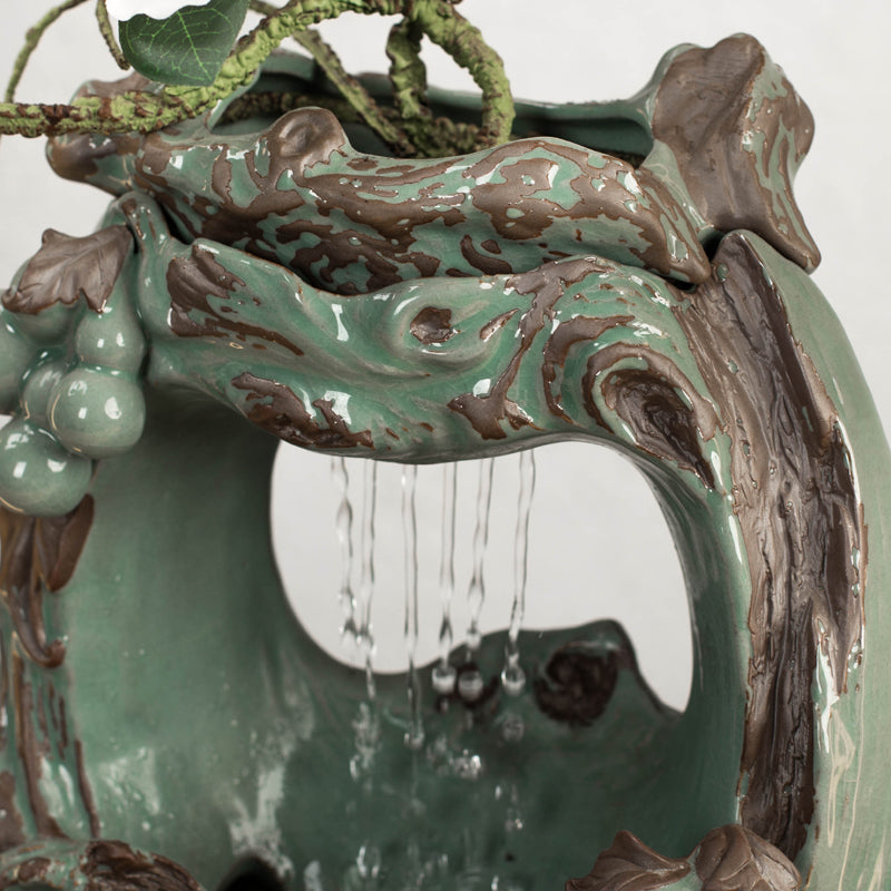 Circle of light Running water furniture office decoration desktop ornaments green household items