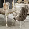 Load image into Gallery viewer, luxury dining wine cabinet set golden foil hand carved Italian style dining room furniture dining table