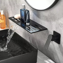 Cargar imagen en el visor de la galería, Waterfall Brass Basin Faucet For Bathroom Wide Faucet Cold And Hot Mixer Taps