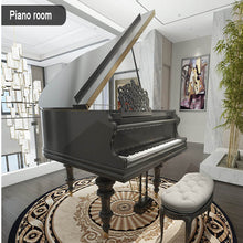 Load image into Gallery viewer, Luxury wool carpet floor mat Round Custom Carpets Washable Rug