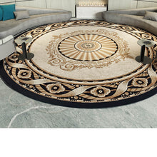 Load image into Gallery viewer, Luxury wool carpet floor mat Round Custom Carpets Washable Rug