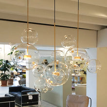 Load image into Gallery viewer, Bubble Hanging pendant LED Glass chandelier lighting American Kitchen Dining Room Home Decor Lights