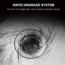 Cargar imagen en el visor de la galería, Black Single Bowl Handmade 304 Stainless-steel Kitchen Sink with Drainboard