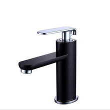 Charger l'image dans la galerie, Bathroom 4 Colors Deck Mounted Single Handle Basin Faucet Rose Gold Black