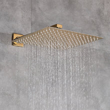 Load image into Gallery viewer, Gold Shower Set Rain Shower Head Bathroom Gold Shower Kit