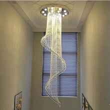 Load image into Gallery viewer, Staircase chandelier
Modern staircase chandelier
Luxury staircase chandelier
Spiral staircase chandelier
Crystal staircase chandelier