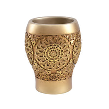 Lade das Bild in den Galerie-Viewer, Luxury 7 PCS resin bathroom set with golden bathroom accessories