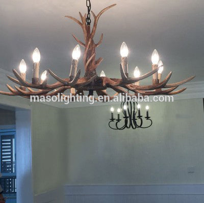 popular resin deer antler horn buy chandelier lighting