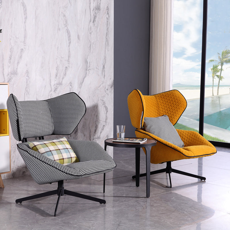 Home Furniture Revolving Leisure chair Living Room and Hotel Gold sofa chair