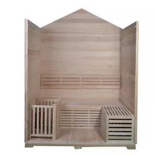 Load image into Gallery viewer, 3 person outdoor traditional steam sauna room