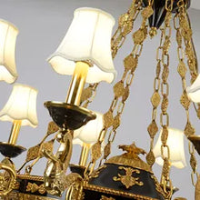 Load image into Gallery viewer, Luxury Design Living Room Decoactive Hanging Lamp Led Chandelier Brass Pendant Light