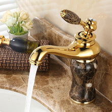 Charger l'image dans la galerie, Gold Plated Wash Basin Mixer Faucet