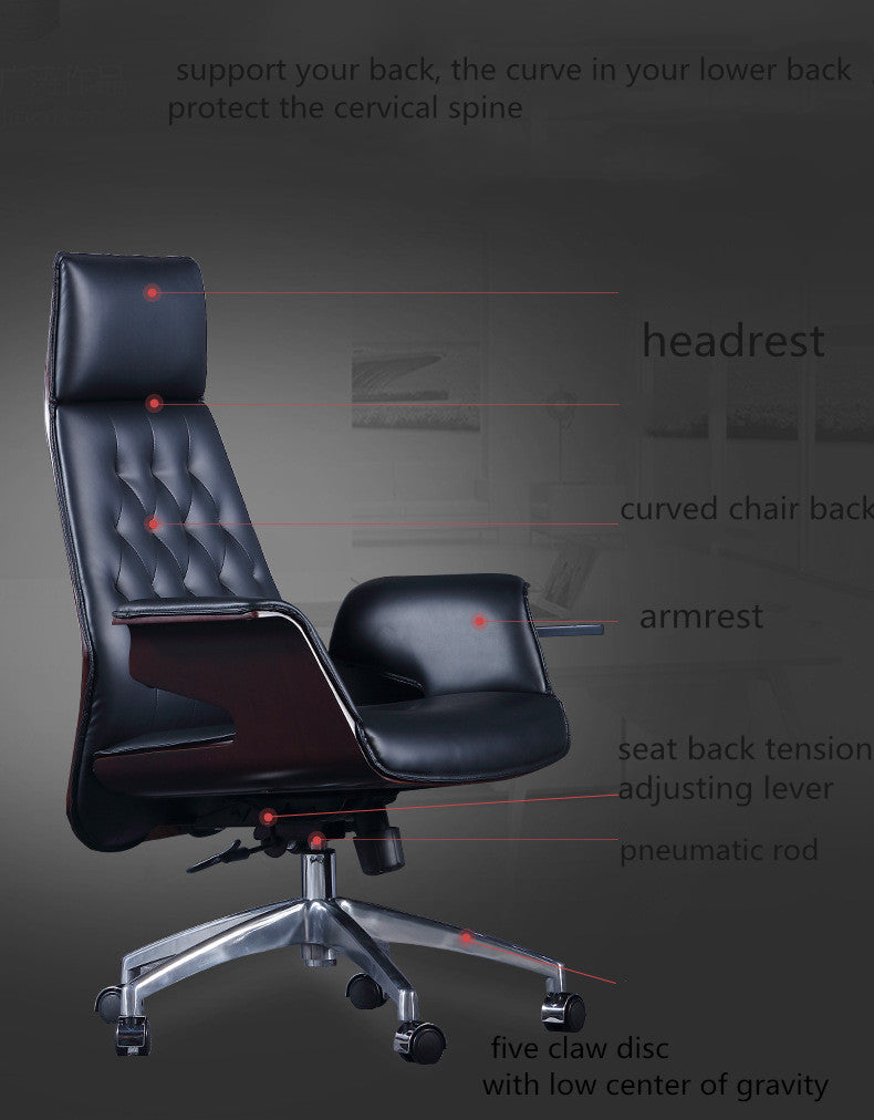 Office Chair leisure swivel pu leather microfiber leather computer executive chair