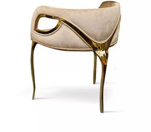 Load image into Gallery viewer, Dining Room Furniture Luxury Velvet Chair Frame Upholstery Chair with Stainless Steel