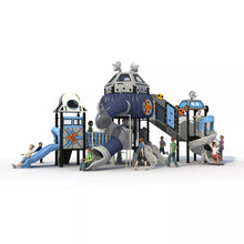 Load image into Gallery viewer, New Design Kindergarten Children Outdoor Playground Equipment Theme Park Preschool Outdoor Plastic Slide Playground Set